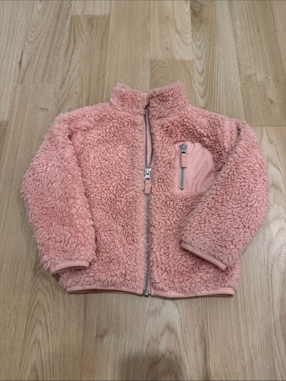 Carter's Plush Sherpa Puffer Jacket - Dusty Pink